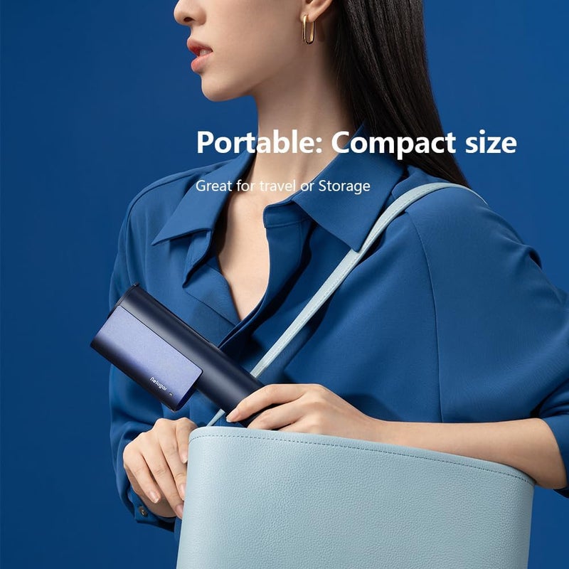 Nesugar G3 Steamer for Clothes Portable Travel Steamer, Fashion Handheld Garment Steamer, 0.75lbs Lightly, 15s Fast Heat-up, Light Mini Steam Iron for travel and home（navy blue） - Image 3